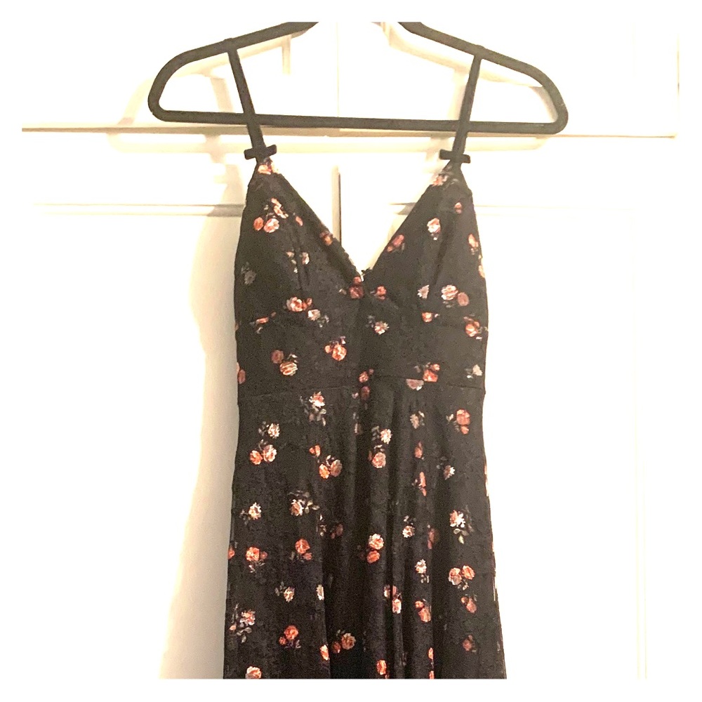 Black Floral Dress